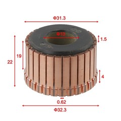 Diverse Applications Electric Motor Commutator with Easy Installation Features