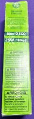 GE 97613 Biax D ECO 26W 4 Pin F26DBX/841/ECO4P P G24q-3 Base CFL Light Bulb -NOS