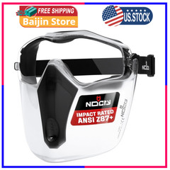NoCry Safety Face Shield Mask for Work with Premium Anti Fog and Anti Scratch