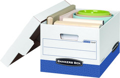 Bankers Box 20 Pack R-KIVE Heavy-Duty File Storage Boxes, Fastfold, Lift-Off Lid