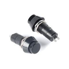 Round Push Button Momentary Switch Self Reset Red Green Blue Yellow Black White