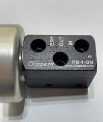 Clippard PB-1-GN 3-Way Palm Button Valve
