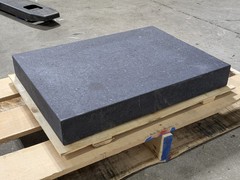Black Granite Surface Plate 24″ L x 18″ W x 3″ Thick No Ledge Grade B