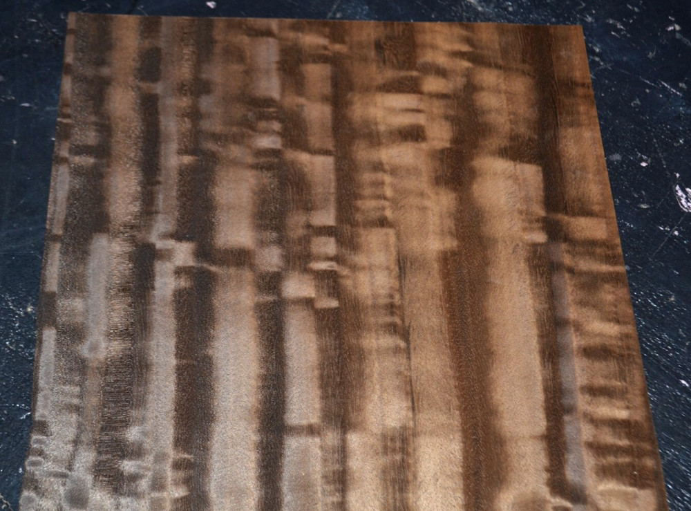 Fumed Eucalyptus Raw Wood Veneer Sheet 11 x 31 inches 35136-12