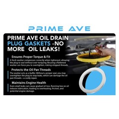 Oil Drain Plug Gasket Crush Washer – 18mm Aluminum Crush Washers for Leak Proof