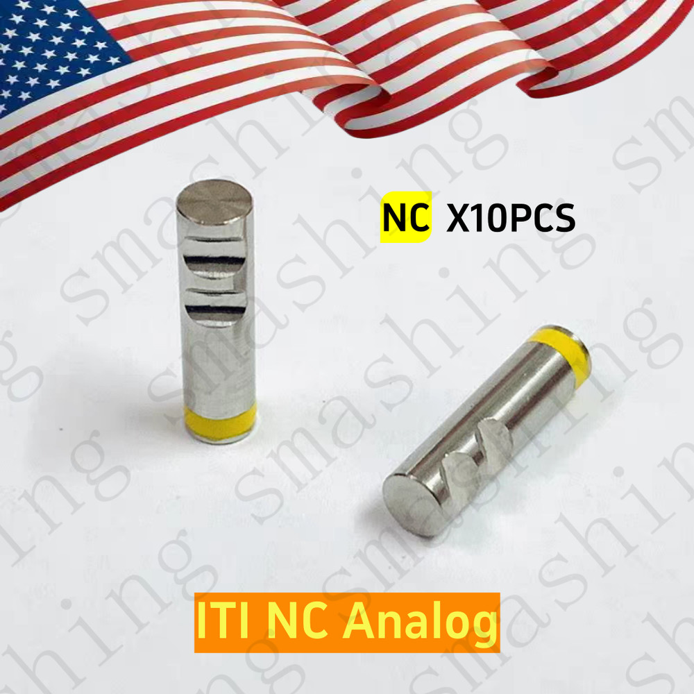 10Pcs Dental Analog Replica Platform Bone Tissue Level Fits Straumann ITI NC