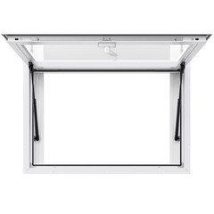Uimoso Concession Stand Service Window with Aluminum Alloy Awning for Food Truck