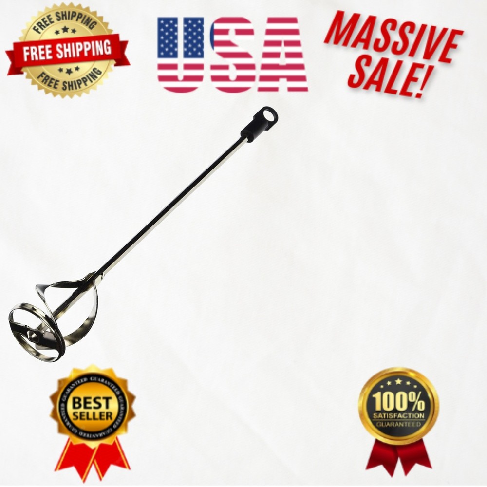 Versatile 5 Gallon Stainless Steel Mixer Drill Attachment for Brewing & Cooking