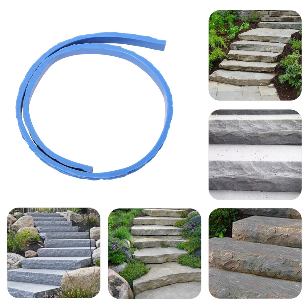 PU Concrete Edge Form Mold Stone Texture for Wall Floor 230 × 4 cm