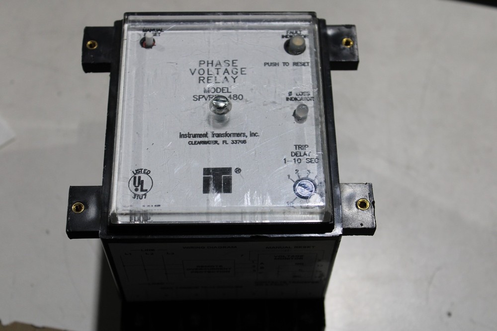 Instrument Transformers Inc SPVRB-480 Relays