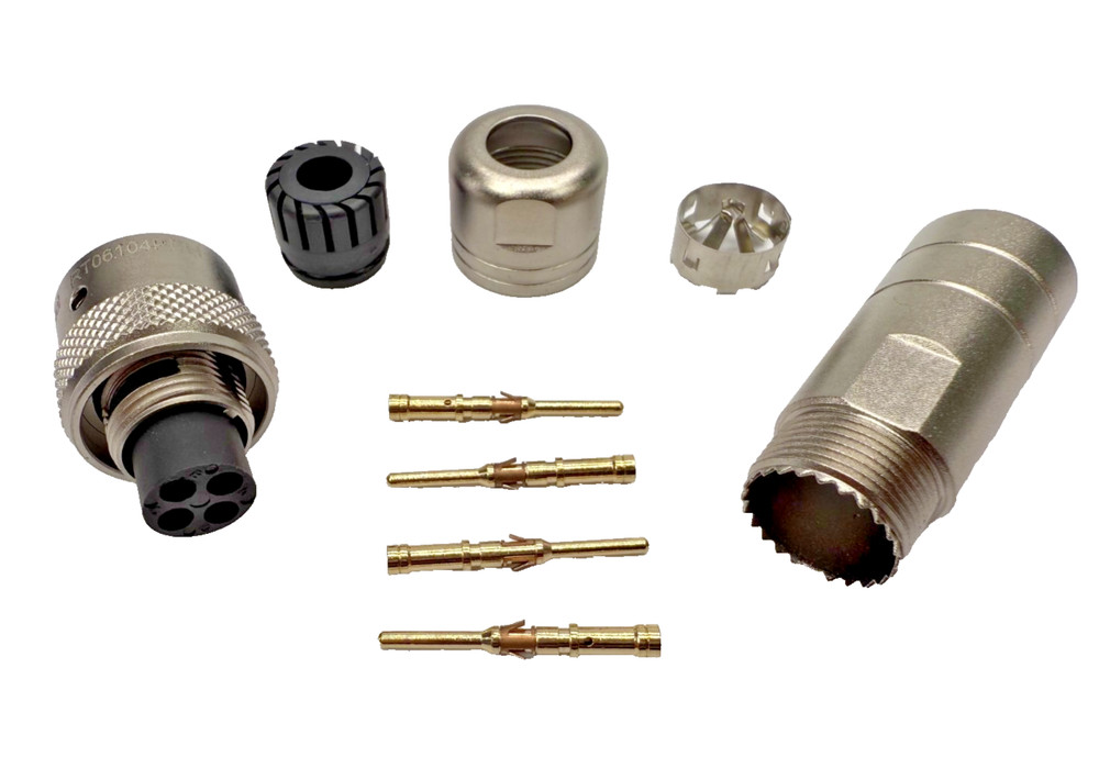 Amphenol SINE Systems RT06104PNH-K Circular Connector Plug Pin, 16AWG, 4 pin