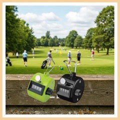 4 Digit Number Dual Clicker Golf Hand Tally Counter all metal Handy Convenient