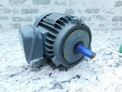 3/4 HP 1155 RPM Teco Motor, Frame 143T, TEFC, Type AEEA, 1.15 SF, 230/460V, E-OK