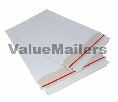 100 – 12.75×15 RIGID PHOTO MAILERS ENVELOPES STAY FLATS SELF SEAL