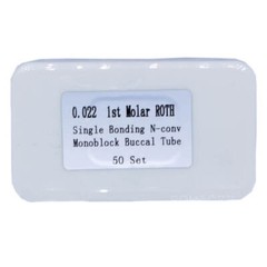 200pc Dental Orthodontic 1st Molar Buccal Tubes Roth 022 Single Tube 50sets/box
