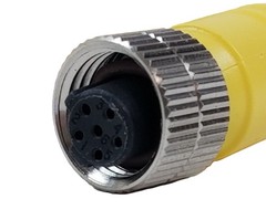 Omron Robotics STI SC12-10M50 44512-0650 Female Cordset Yellow 6Pin MICRO-AC NEW