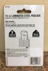5217112 1-3/4 in. Laminated Steel Warded Locking Padlock with 2 Keys