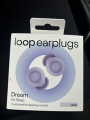 Loop Earplugs – Dream for Sleep (Lilac), Cushioned For Comfort, Napping Snoring