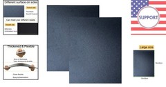 Quality 1/8″ Thick Black ABS Sheets – Smooth & Textured Finish, 2 Pack