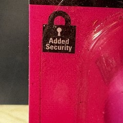 Kespon Plus Guard Your ID Stamp Large Pink Black Ink Brand New Vintage 1980s