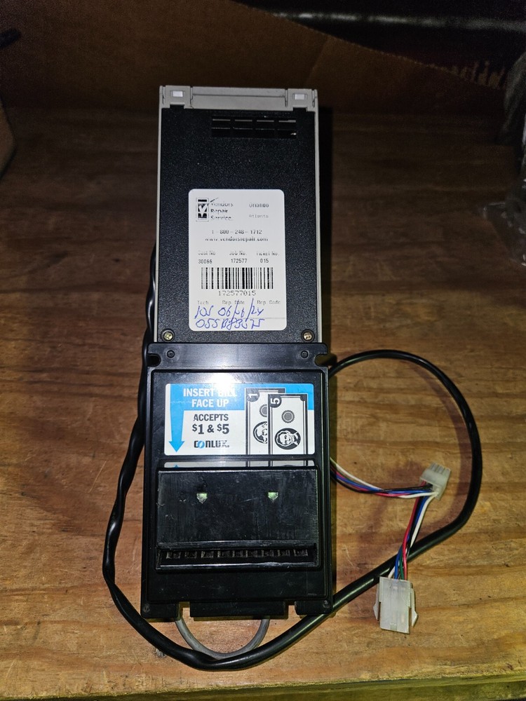 REBUILT W/ WARRANTY! CONLUX NBM 3120 $1 & $5’S MDB BILL ACCEPTOR BILL VALIDATOR