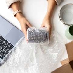 3/16″x24″ Small Bubble Packaging Wrap Perforated 350ft Mailing / Shipping