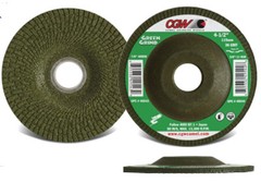 3pcs 4-1/2″ x 5/32″ x 7/8″ Type 27 Green Fast Grinding Wheels 36 Grit CGW Japan