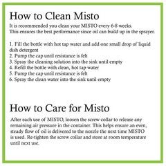 Misto Oil Sprayer, Frosted Glass, 7.75 Inch 3.2 Ounces, Glass