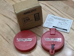 Weather Guard 239 Red Steel/ Plastic Lockable Conduit Carrier (MISSING BOLT KIT)