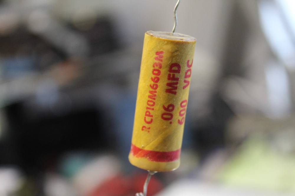 Vintage Wax Capacitor – Cornell Dubilier .06uF 600V RCP10M6603M – Tested