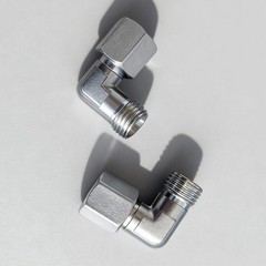 2Pcs For AGT M14x1.5 Din Male To Female 90 Mini Excavator Hydraulic Fittings HOT