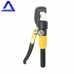 10 Ton Hydraulic Crimper Crimping Tool Wire Battery Cable Lug Terminal W/ 8 Dies