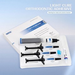 DENTEX ORTHOBOND Dental Light Cure Orthodontic Adhesive Kit Blue /CLEAR