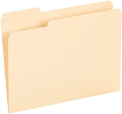 File Folders, Letter Size, 8-1/2″ X 11″, Classic Manila, 1/3-Cut Tabs in Left, R