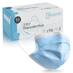 FDA Cleared ASTM Level 3 Procedure Masks, Made in USA, ≥98% Filtration, Fluid…