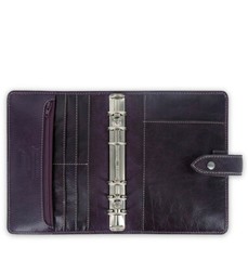 #Filofax Personal Size Malden Organiser Planner Diary Book Purple Leather 025850