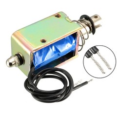 DC 12V 400mA 25N 10mm Push Pull Type Linear Motion Solenoid Electromagnet New