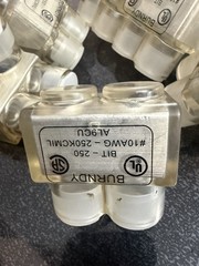 (12 Pack) Burndy BIT-250 Insulated Multi-tap Connector 2-Port #10 AWG-250KCMIL