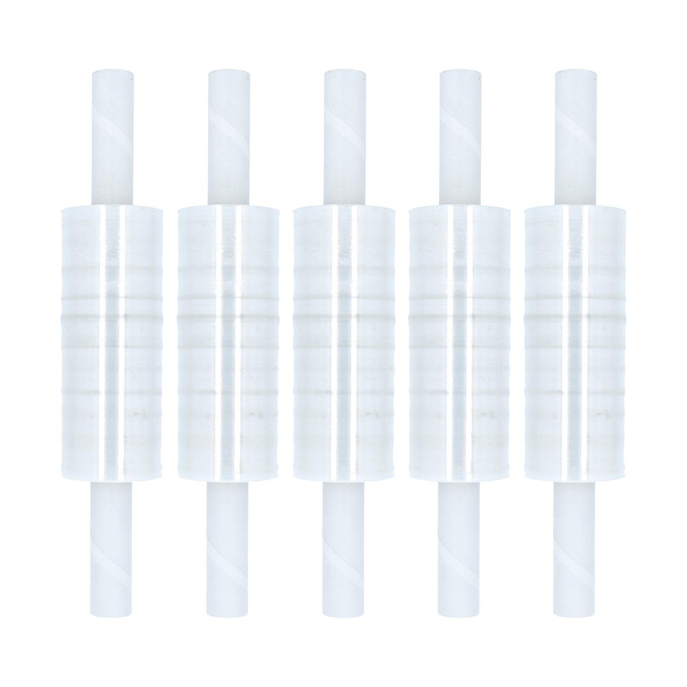Extended Core Pallet Stretch Wrap 20″ x 1000′ 80 Gauge, Industrial Clear Film