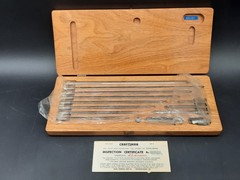 Vintage Craftsman Inside Micrometer Set 2.5″ – 12.5 ” W/inspection Certificate