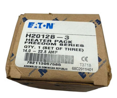 (Set of 3) Eaton Cutler-Hammer H2012B-3 Heater Pack Freedom Series, 14.0 – 22.8A