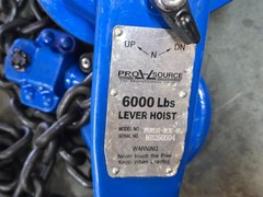 Pro-Source PSHSH-3CK-10 Manual Lever Hoist 6000 lb Capacity 10ft Lift Height