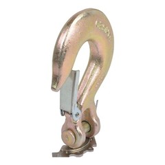 4PCS 3/8″ Grade 70 Heavy Duty Forged Steel Clevis Slip Hook With Safety Latch