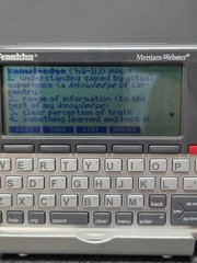 Franklin Merriam-Webster MWD-1490 Pocket Digital Dictionary Language Translator