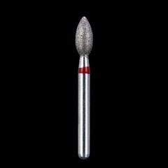 10pcs AZDENT Dental DIAMOND BURS FOOTBALL #368-023F FINE RED DEFEND 10pcs/Pack