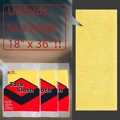 Tack Cloth 6 Pack Paint Woodworking Sticky Tac Rag 18X36â€³ Clean Dust NEW