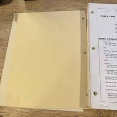 Vintage Massey Ferguson MF 300 Combine Service Manual 19966/1967