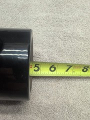 2-9/16″ Round to 2″ Round Auger Bit Post Hole Digger Adapter Conversion 7/8″ Pin