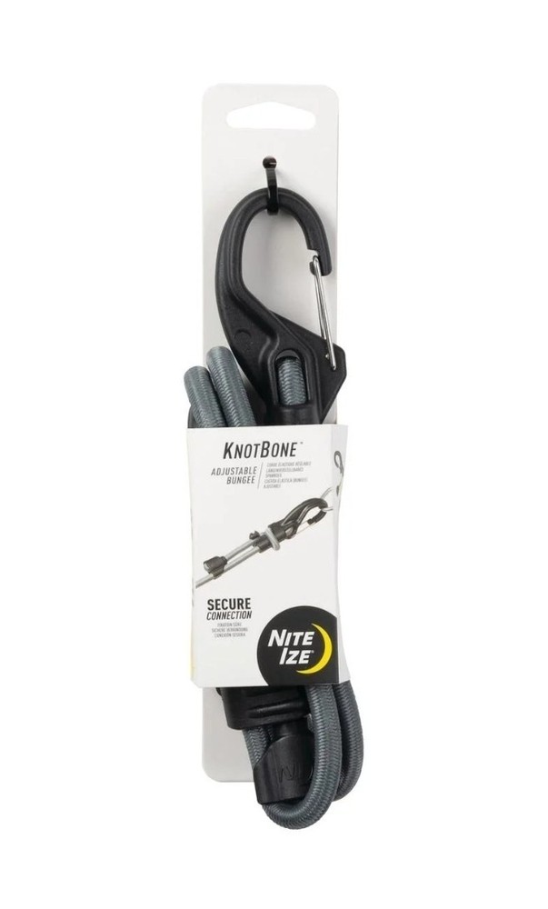 KnotBone Adjustable Bungee, Nite Ize, 10″-48″, 1 Pack New