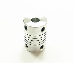 6.35 mm x 6.35 mm 1/4″ Aluminum Flexible Shaft Coupler Coupling Linear Motion